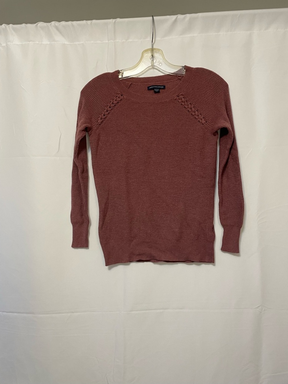 American Eagle Outfitters Crewneck Sweater Rose Women’s Extra Small